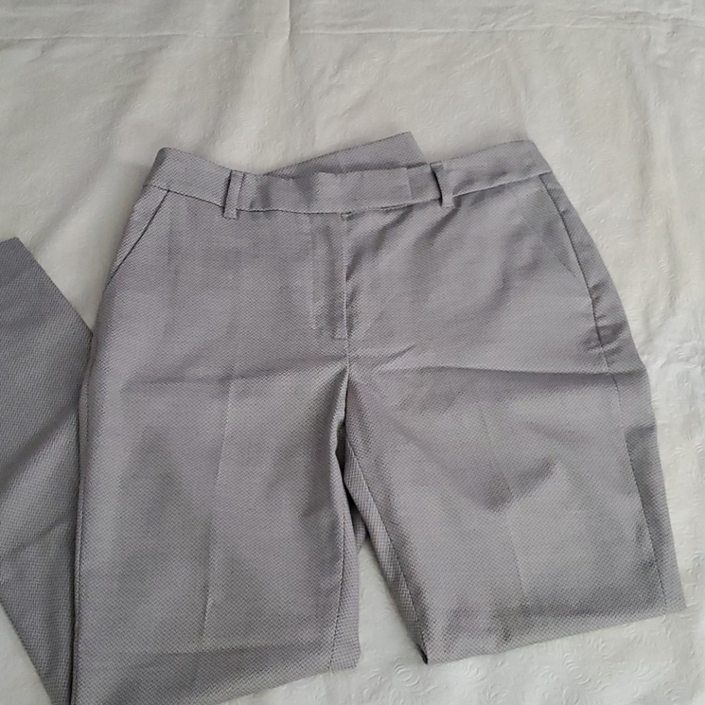 White House Black Market The Slim Gray Pants Sz 4R